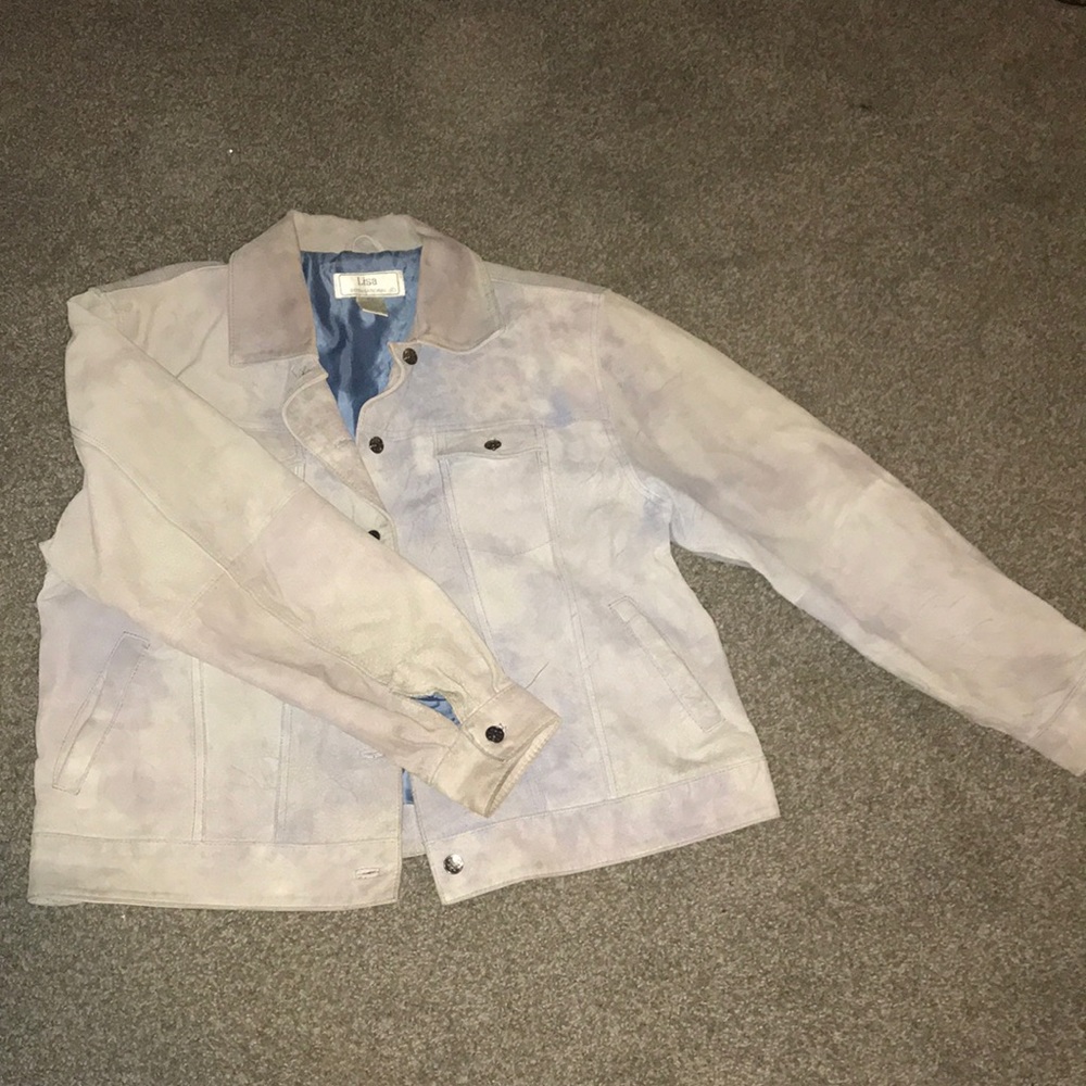 Grey suede jacket